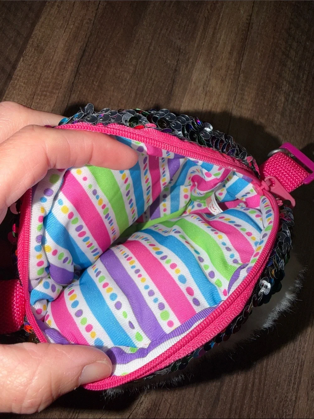 Ty Owl Purse Owen Beanies Rainbow Sequins Purse